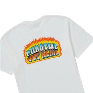 Supreme t-shirt fire size - medium